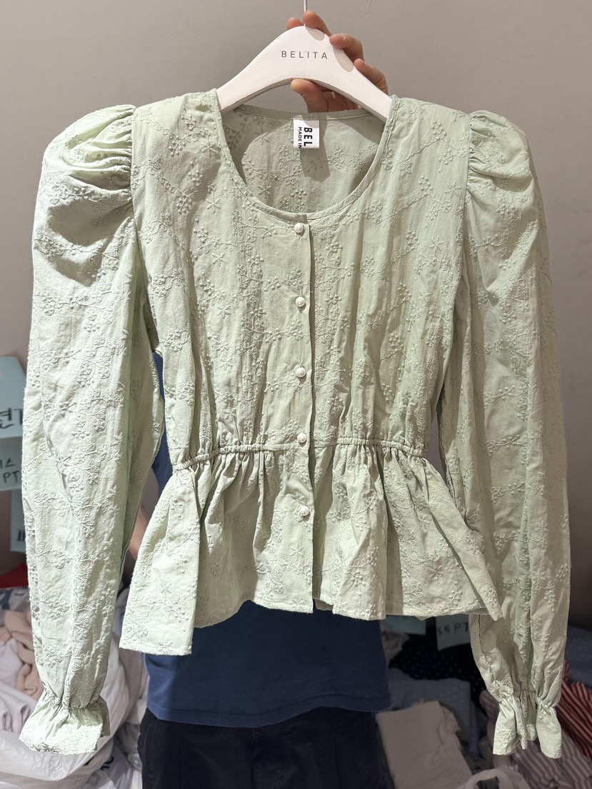 BELITA-L東大門代購女裝新款真品熱賣時尚休閑襯衫蕾絲衫BELITA-L襯衫/蕾絲衫圖色3