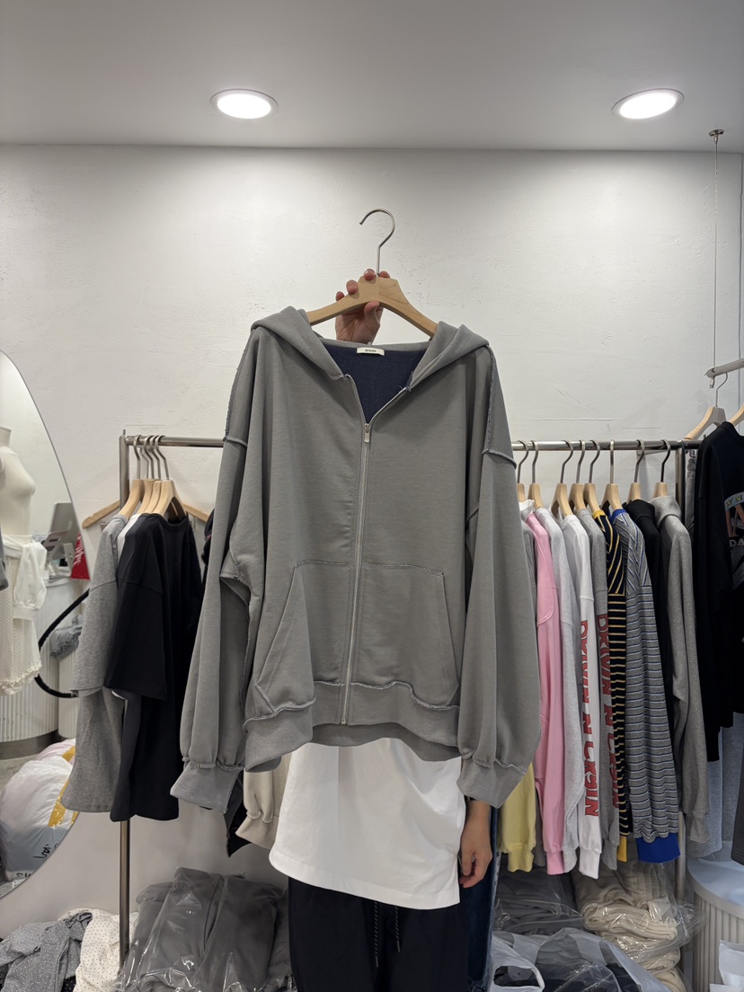 DELICATE東大門代購女士新品人氣真品推薦熱賣26春夏夾克拉鏈DELICATE夾克圖色2