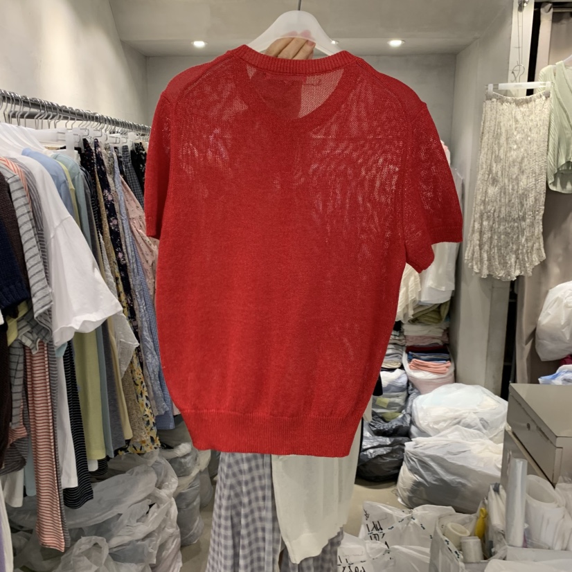 LOGROAD東大門代購女士新品26春夏人氣職業休閑真品針織衫LOG ROAD針織衫