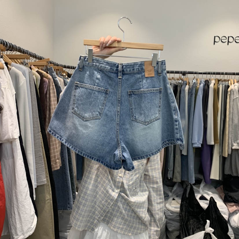 ALMOND PEPE東大門直郵女裝新款推薦休閑人氣短褲喇叭形ALMOND PEPE短褲