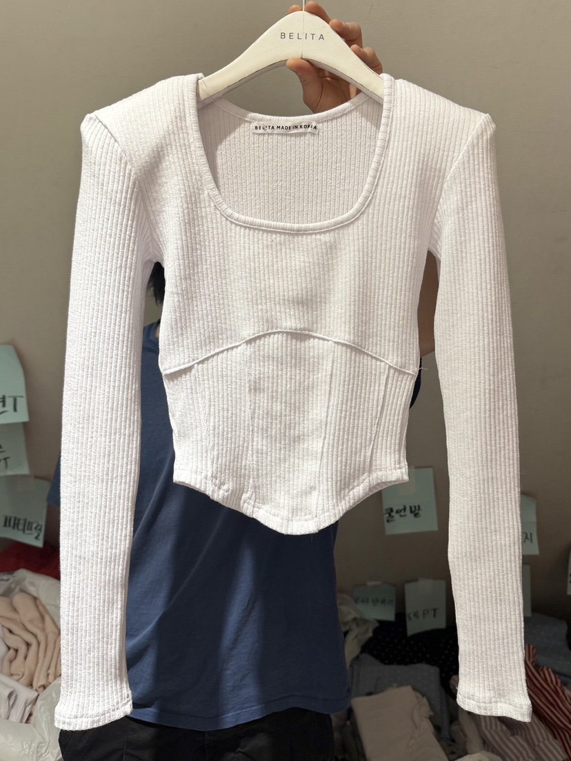 BELITA-L東大門直郵女士新品時尚人氣職業熱賣休閑長袖T恤BELITA-L長袖T恤圖色1
