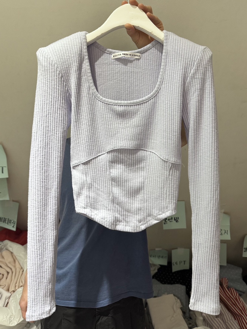 BELITA-L東大門直郵女士新品時尚人氣職業熱賣休閑長袖T恤BELITA-L長袖T恤圖色2