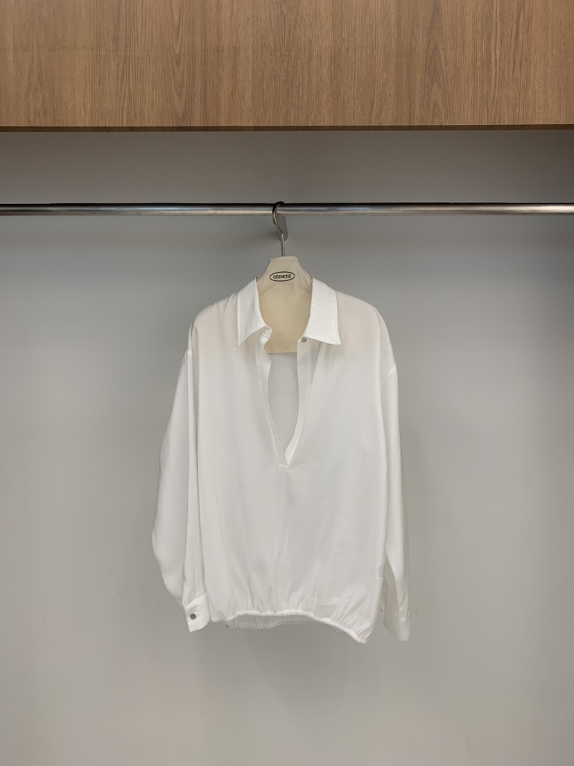 ONE MONE東大門代購女裝新款26春夏職業人氣休閑襯衫蕾絲衫ONE MONE襯衫/蕾絲衫圖色1