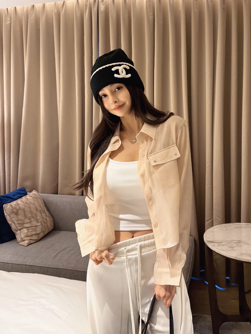 CLOTH韓國直郵女士新品人氣職業熱賣時尚推薦襯衫蕾絲衫短款CLOTH襯衫/蕾絲衫圖色2米