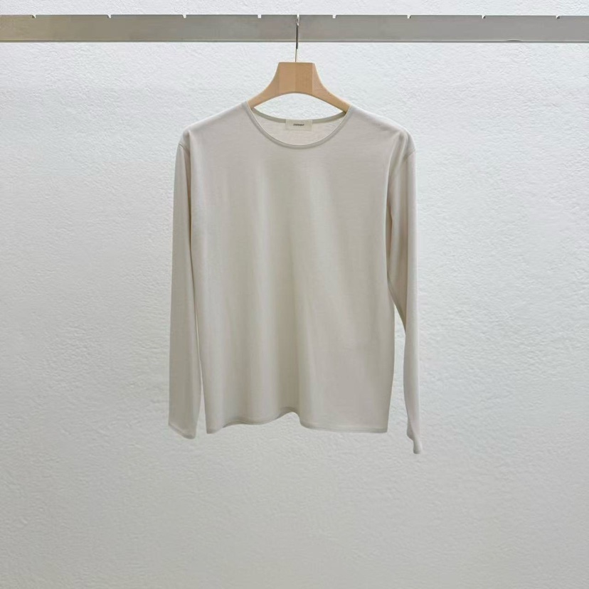 STATEMENT韓國直郵女裝新品休閑真品熱賣推薦職業長袖T恤STATEMENT長袖T恤圖色1米色