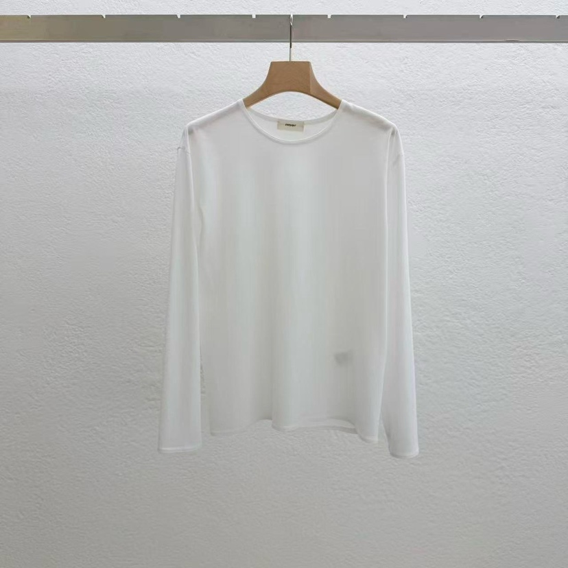 STATEMENT韓國直郵女裝新品休閑真品熱賣推薦職業長袖T恤STATEMENT長袖T恤圖色4白色