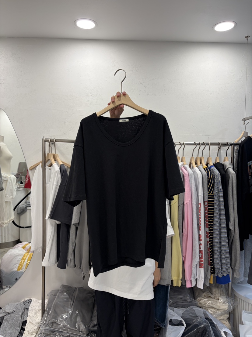 DELICATE韓國直郵女士新款26春夏真品時尚推薦休閑職業T恤DELICATET恤圖色4