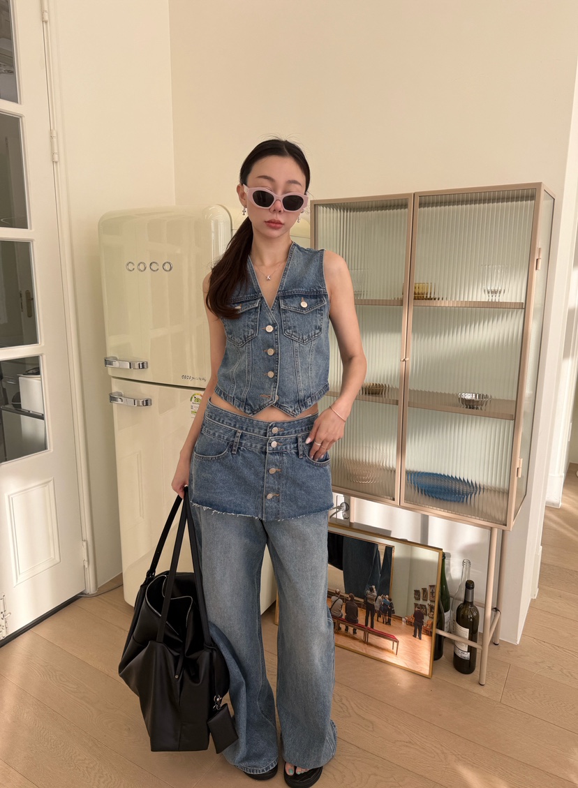 LUMIPLE東大門實拍女裝新品時尚推薦熱賣人氣職業休閑馬甲LUMIPLE馬甲