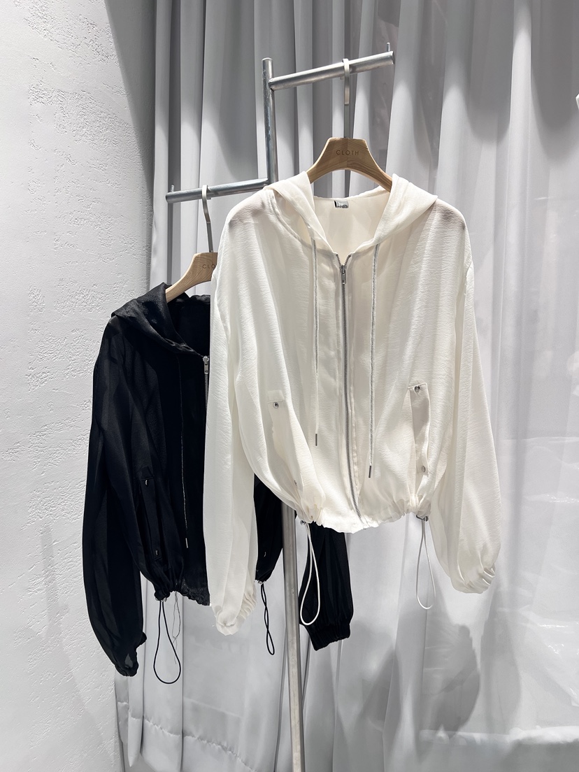 CLOTH東大門實拍女士新款26春夏職業真品推薦熱賣夾克連帽CLOTH夾克