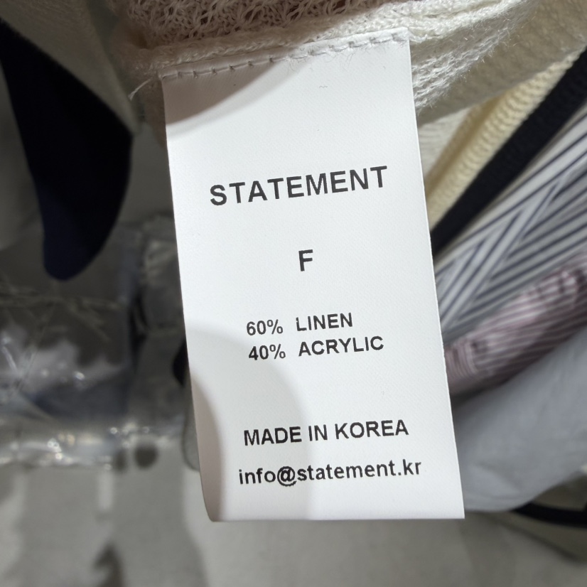 STATEMENT東大門直郵女士新品推薦時尚真品熱賣26春夏針織衫STATEMENT針織衫