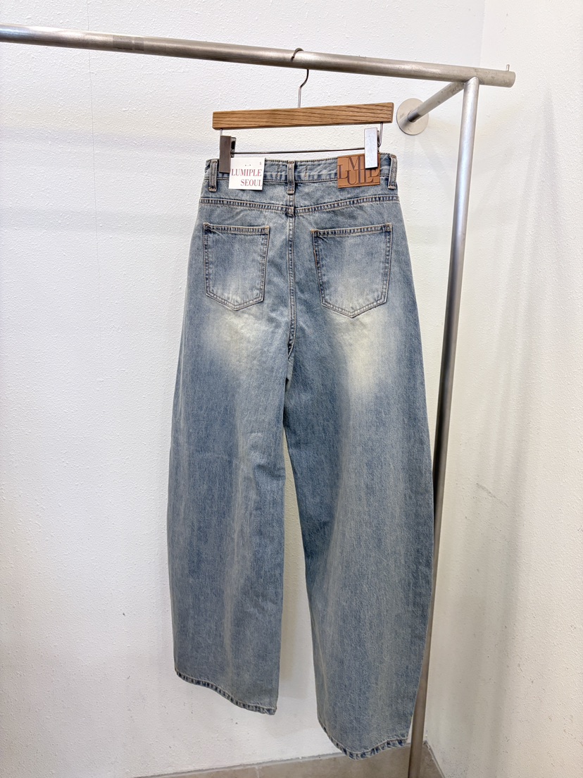 LUMIPLE東大門直郵女裝新品職業26春夏真品人氣熱賣牛仔褲LUMIPLE牛仔褲