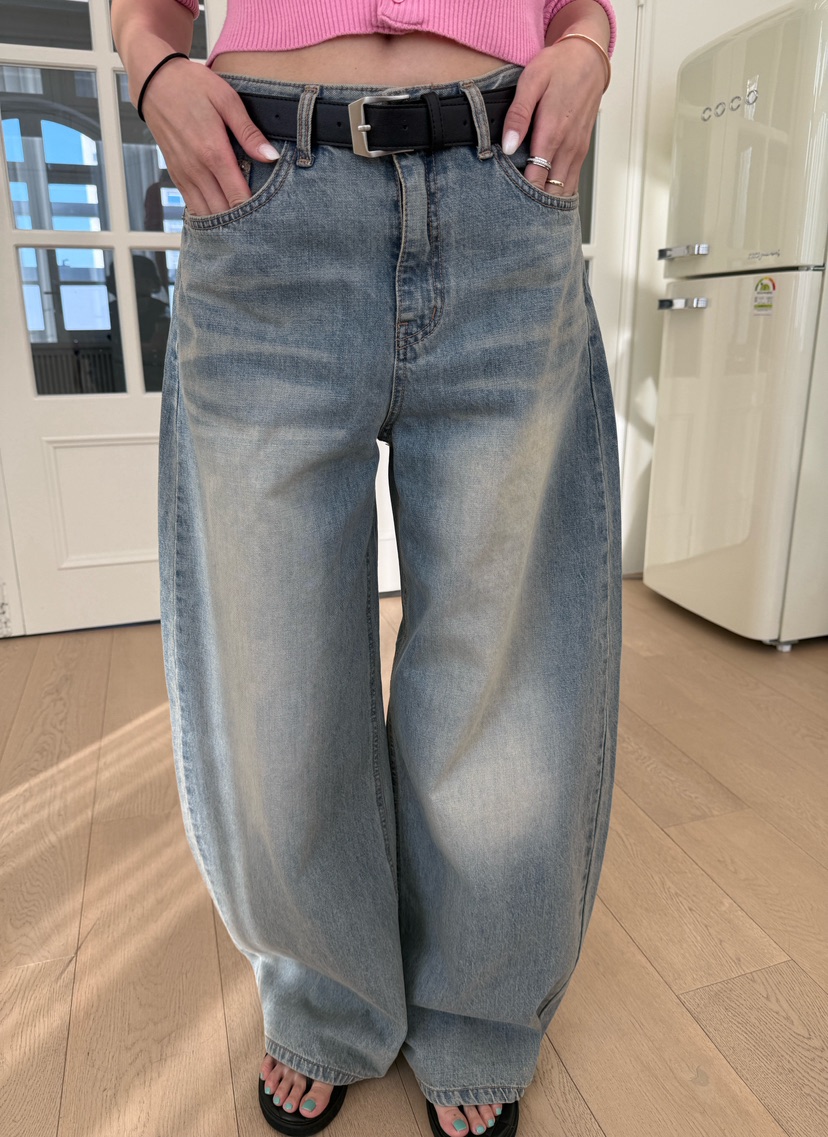 LUMIPLE東大門直郵女裝新品職業26春夏真品人氣熱賣牛仔褲LUMIPLE牛仔褲