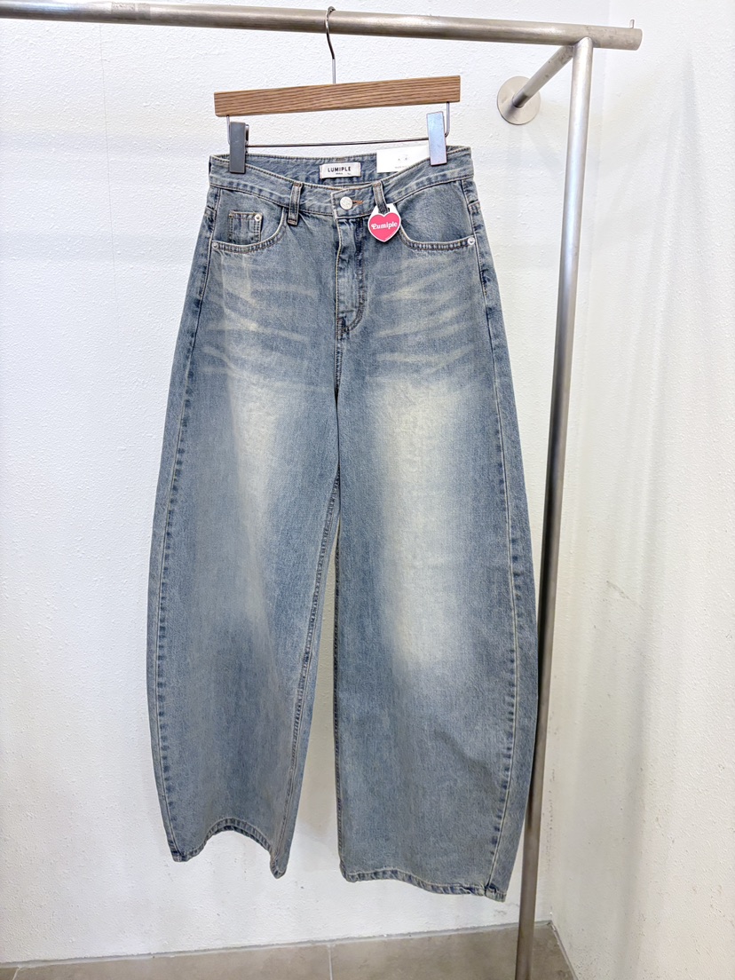 LUMIPLE東大門直郵女裝新品職業26春夏真品人氣熱賣牛仔褲LUMIPLE牛仔褲圖色1