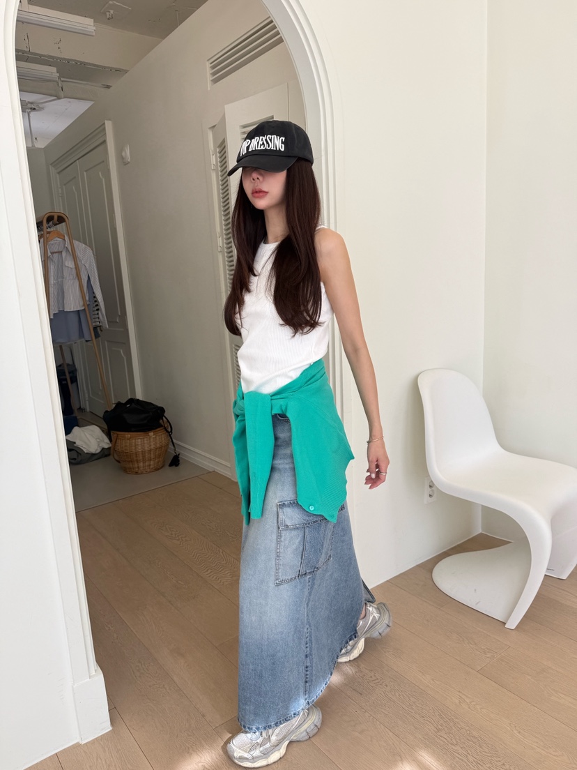 LUMIPLE東大門代購女士新款時尚熱賣休閑推薦26春夏真品長裙LUMIPLE長裙