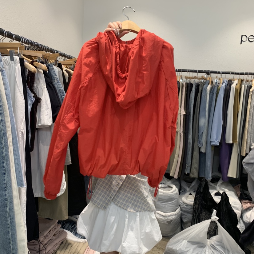 ALMOND PEPE東大門代購女裝新品26春夏時尚熱賣夾克連帽ALMOND PEPE夾克