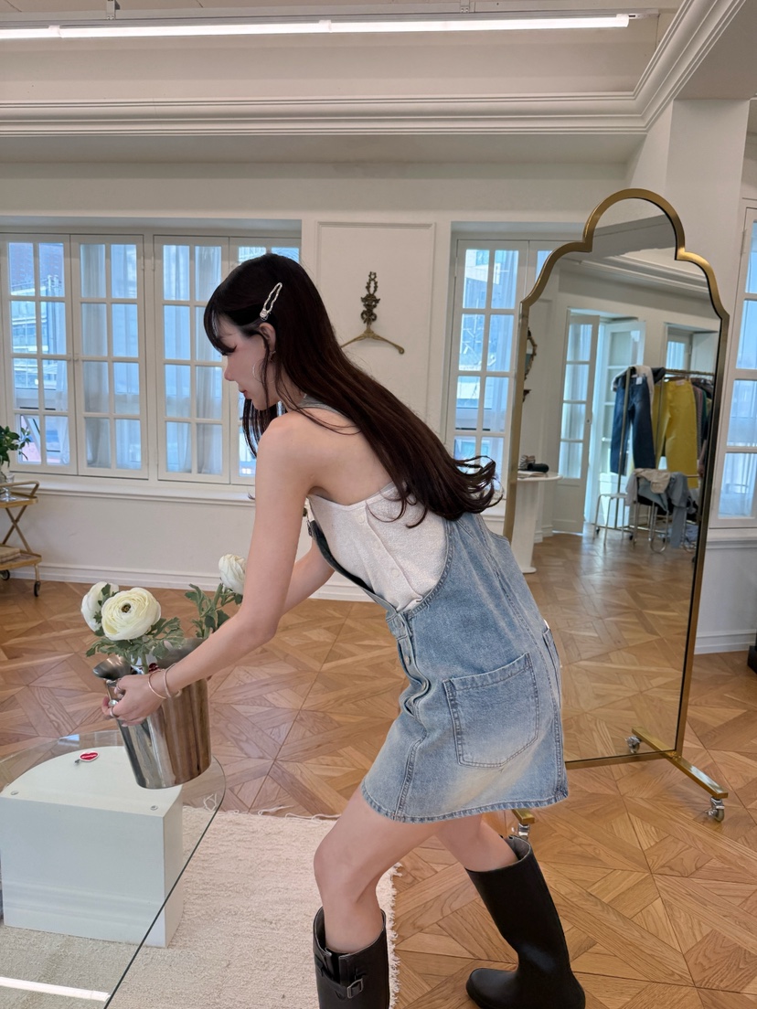 LUMIPLE韓國直郵女士新款時尚熱賣26春夏人氣真品休閑連衣裙LUMIPLE連衣裙