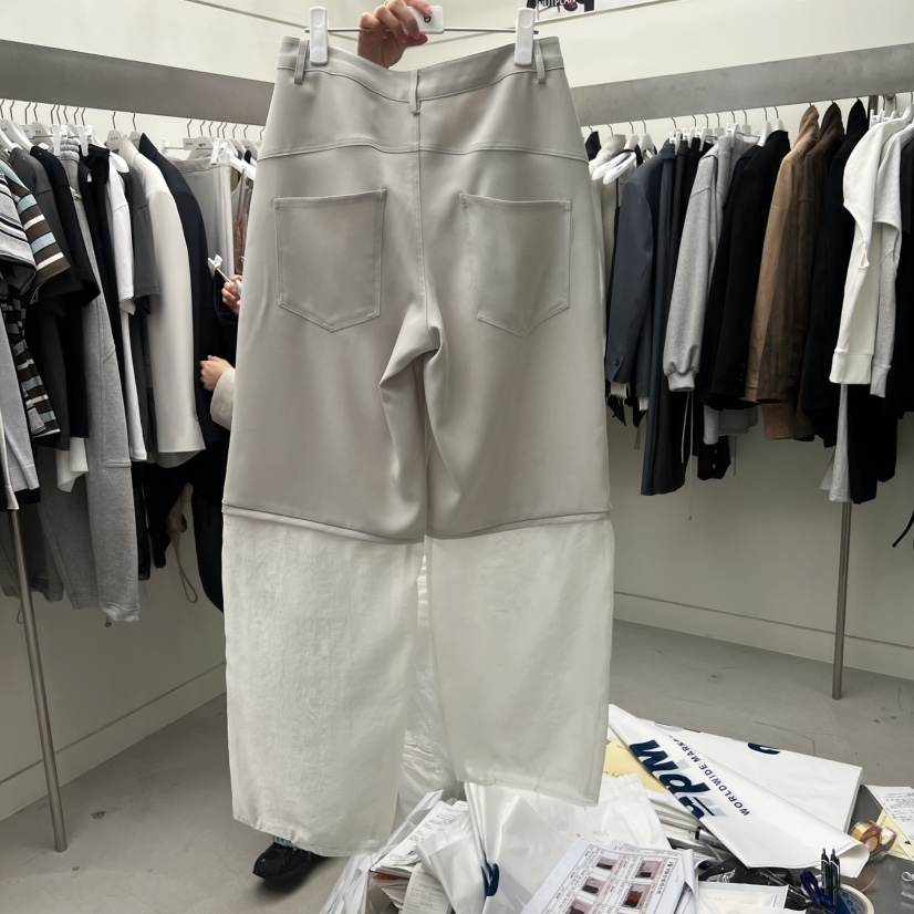 NUTPLAN東大門實拍女裝新品熱賣人氣時尚真品休閑褲假兩件NUTPLAN休閑褲