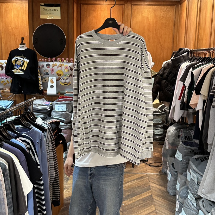 GARMENT-P東大門直郵女裝新款推薦真品休閑26春夏長袖T恤GARMENT長袖T恤圖色4