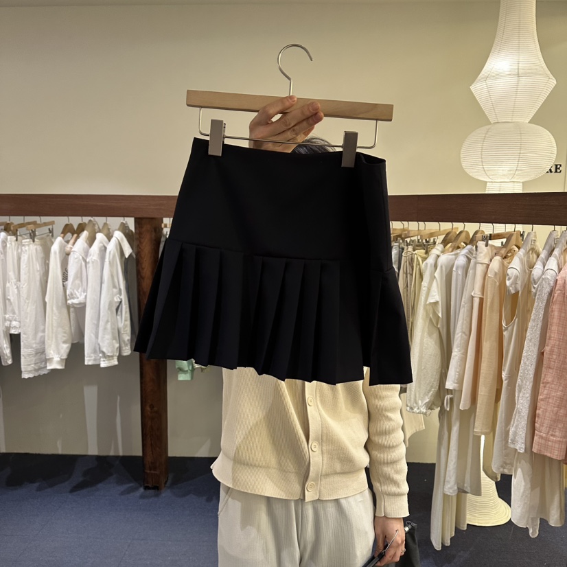 FURE東大門實拍女裝新品職業時尚真品推薦人氣休閑短裙褶皺FURE短裙