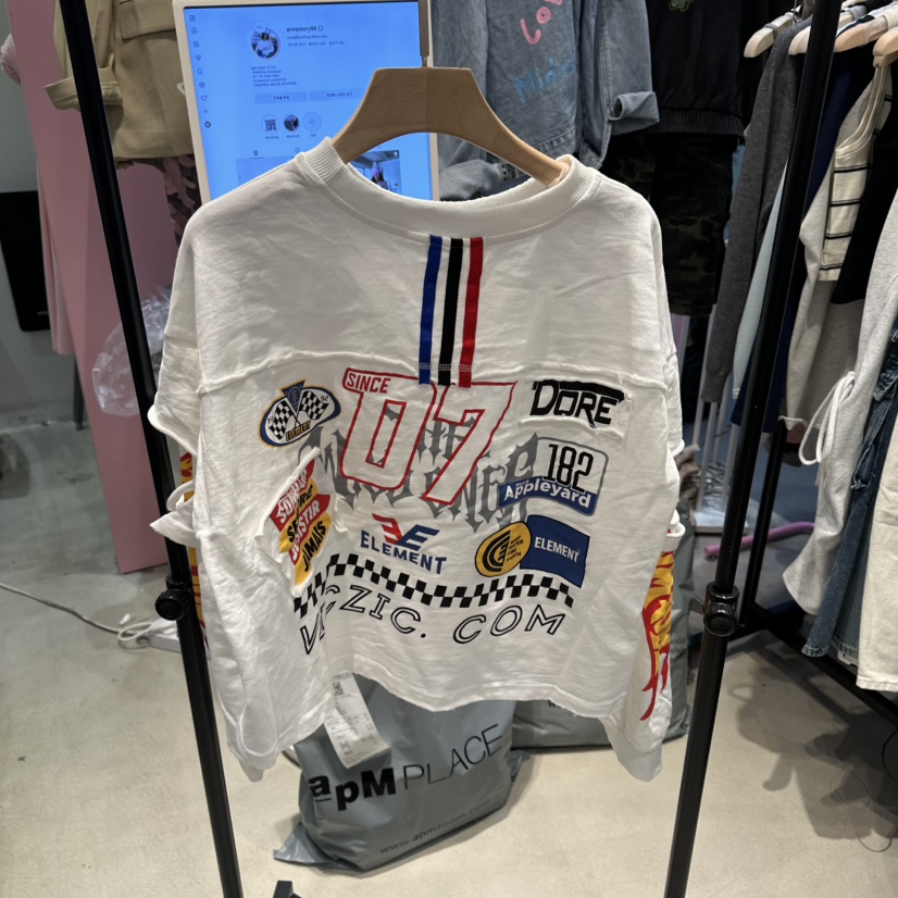 ANNA-P韓國直郵女士新品推薦人氣休閑26春夏長袖T恤假兩件ANNA-P長袖T恤