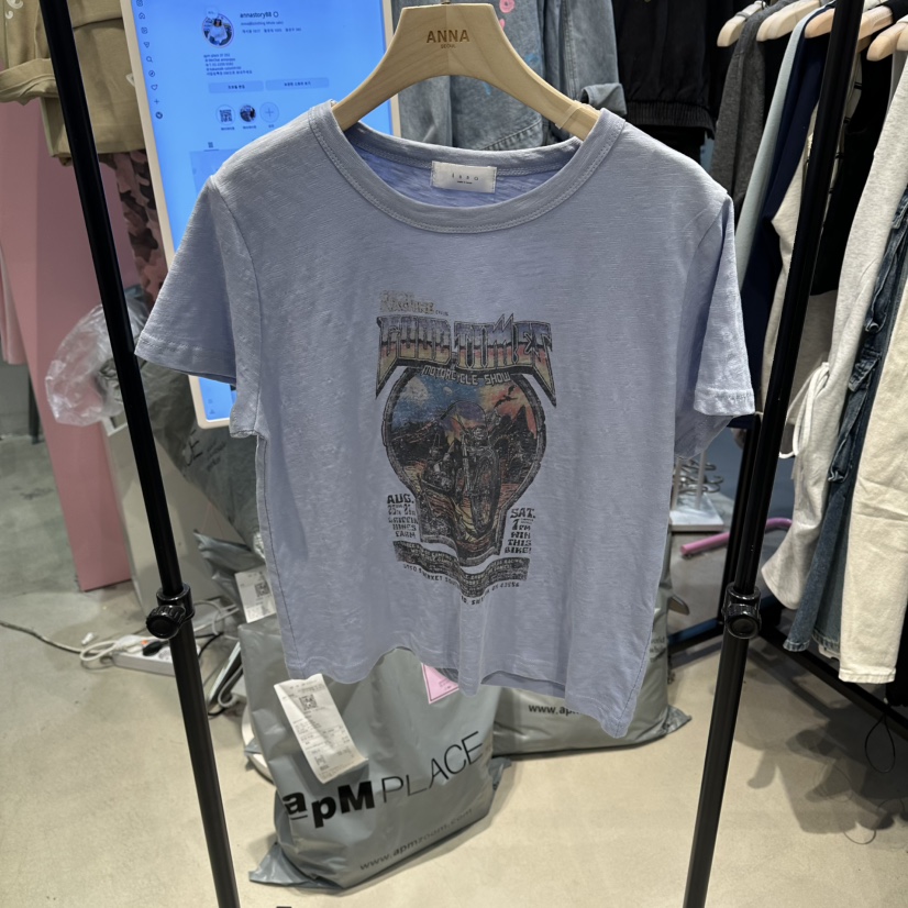 ANNA-P韓國代購女士新款人氣推薦真品26春夏熱賣時尚T恤ANNA-PT恤圖色1