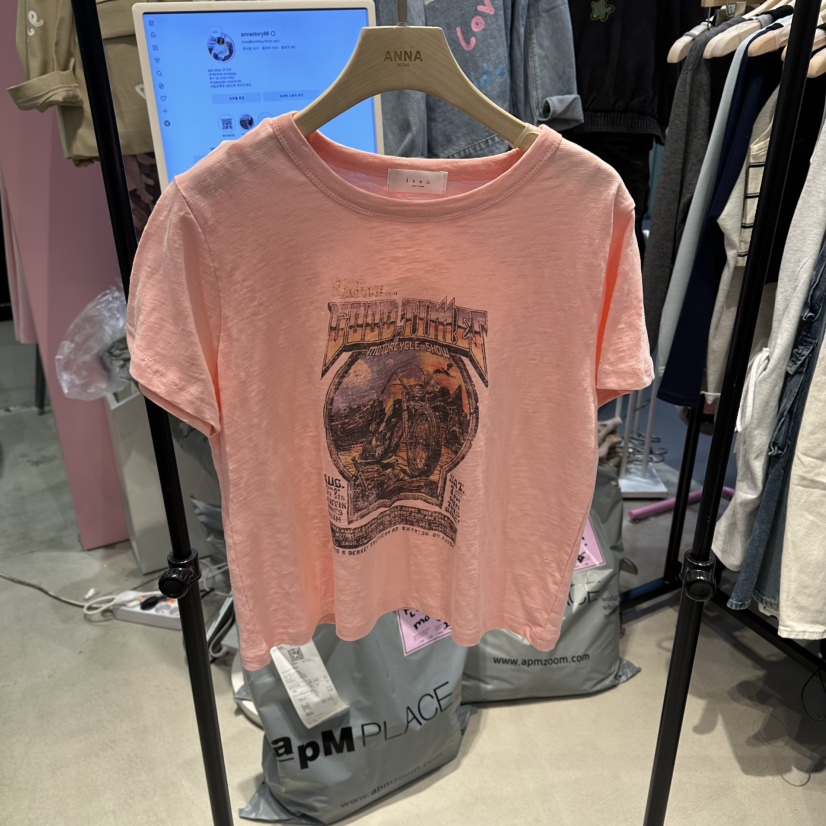 ANNA-P韓國代購女士新款人氣推薦真品26春夏熱賣時尚T恤ANNA-PT恤圖色2