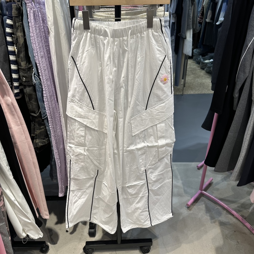 ANNA-P東大門代購女士新款人氣休閑26春夏職業休閑褲條紋ANNA-P休閑褲圖色1