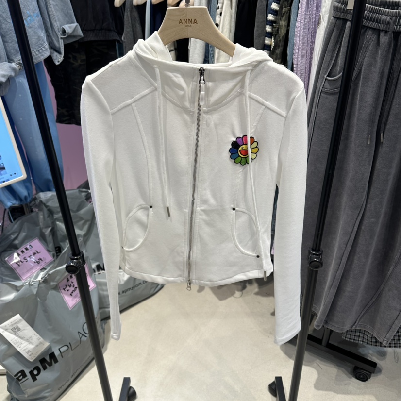 ANNA-P東大門代購女士新品職業推薦時尚熱賣人氣夾克拉鏈ANNA-P夾克圖色1