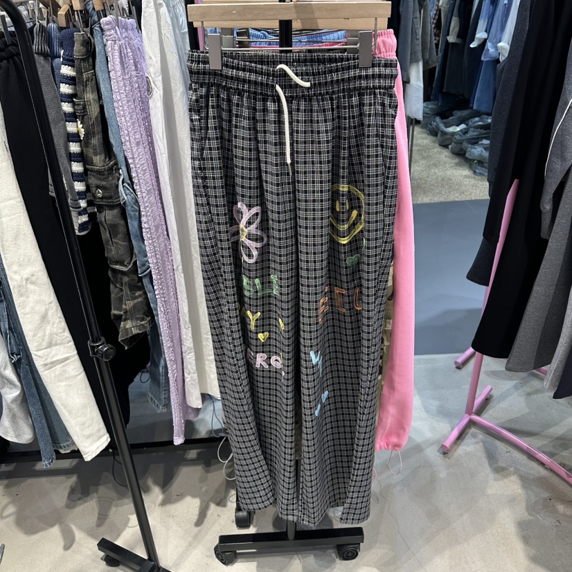 ANNA-P東大門代購女士新品時尚休閑熱賣職業推薦休閑褲格子ANNA-P休閑褲圖色1