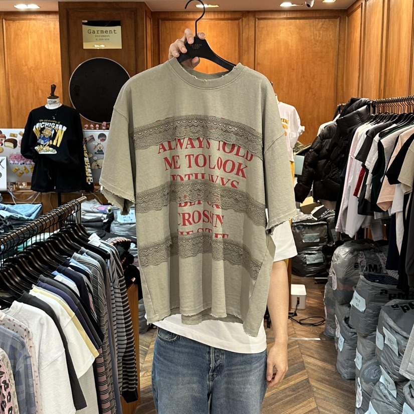 GARMENT-P東大門代購女士新品時尚人氣26春夏休閑熱賣T恤GARMENTT恤圖色2