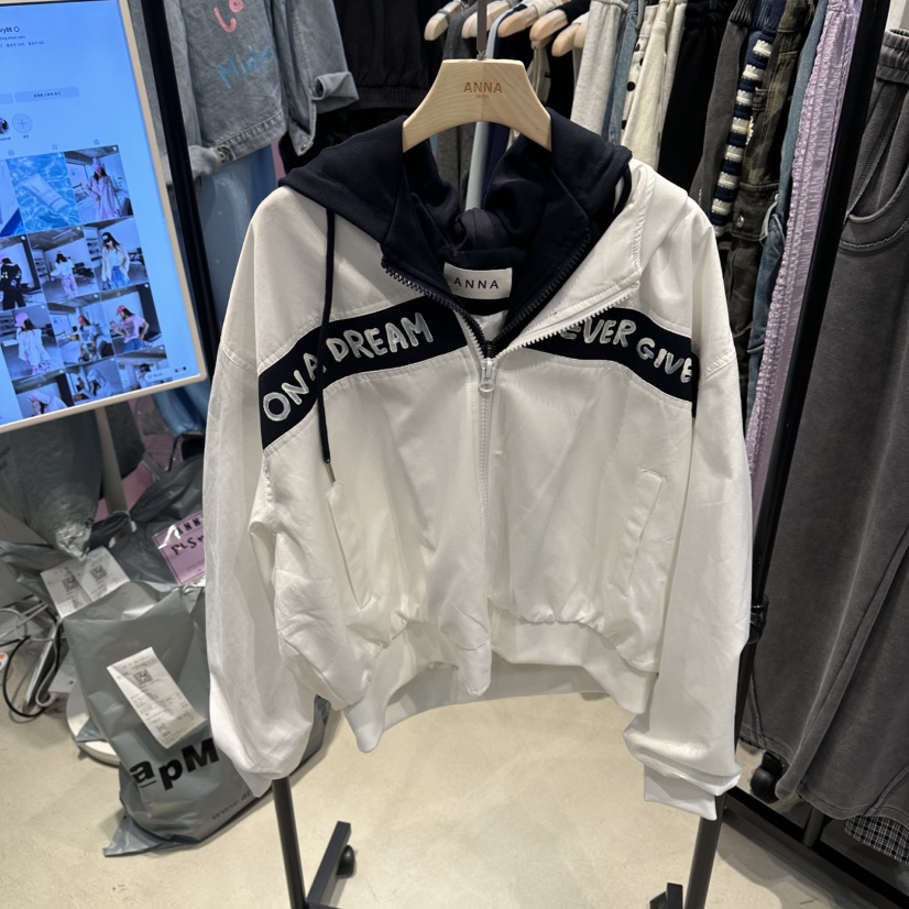 ANNA-P韓國直郵女裝新款職業休閑人氣時尚熱賣推薦26春夏夾克ANNA-P夾克圖色1