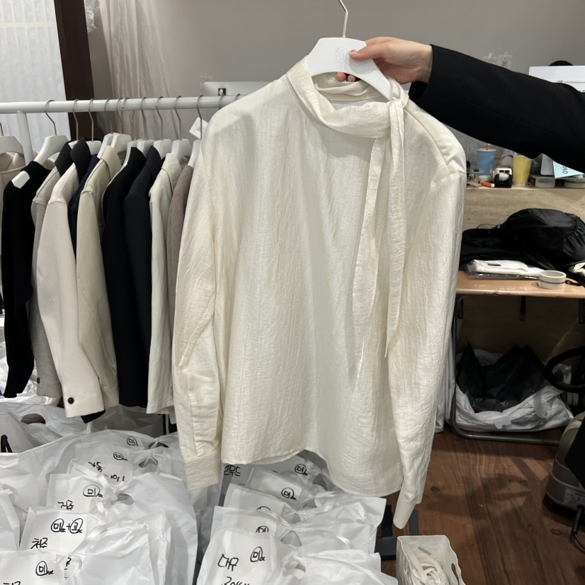 UNDERSTANDING東大門代購女士新品時尚人氣26春夏襯衫蕾絲衫UNDERSTANDING襯衫/蕾絲衫圖色1