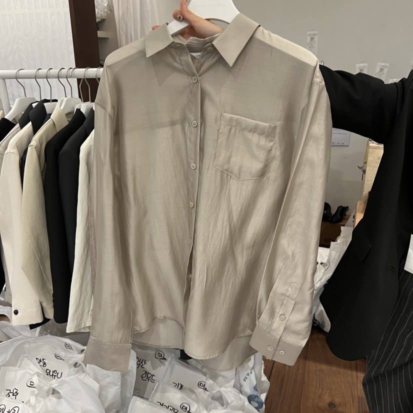 UNDERSTANDING韓國直郵女裝新款休閑真品時尚襯衫蕾絲衫天絲UNDERSTANDING襯衫/蕾絲衫圖色2