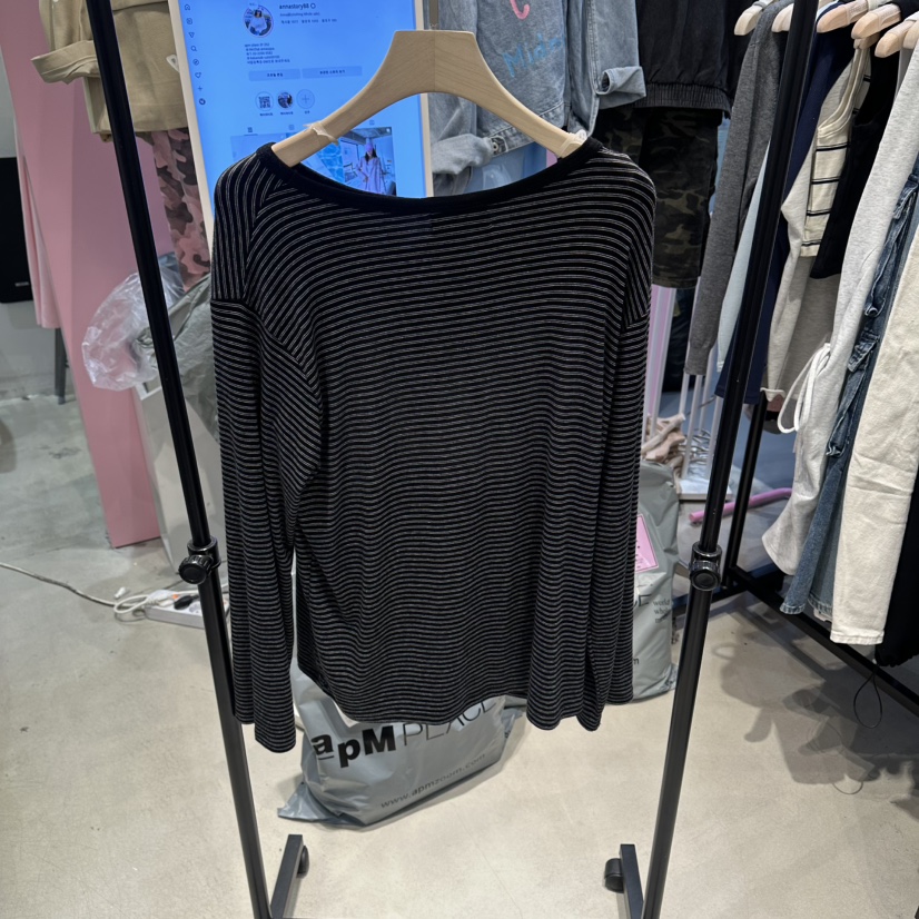 ANNA-P東大門實拍女士新品真品時尚休閑熱賣26春夏長袖T恤ANNA-P長袖T恤