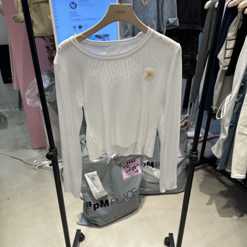 ANNA-P韓國直郵女士新品真品推薦時尚熱賣人氣職業針織衫ANNA-P針織衫圖色1