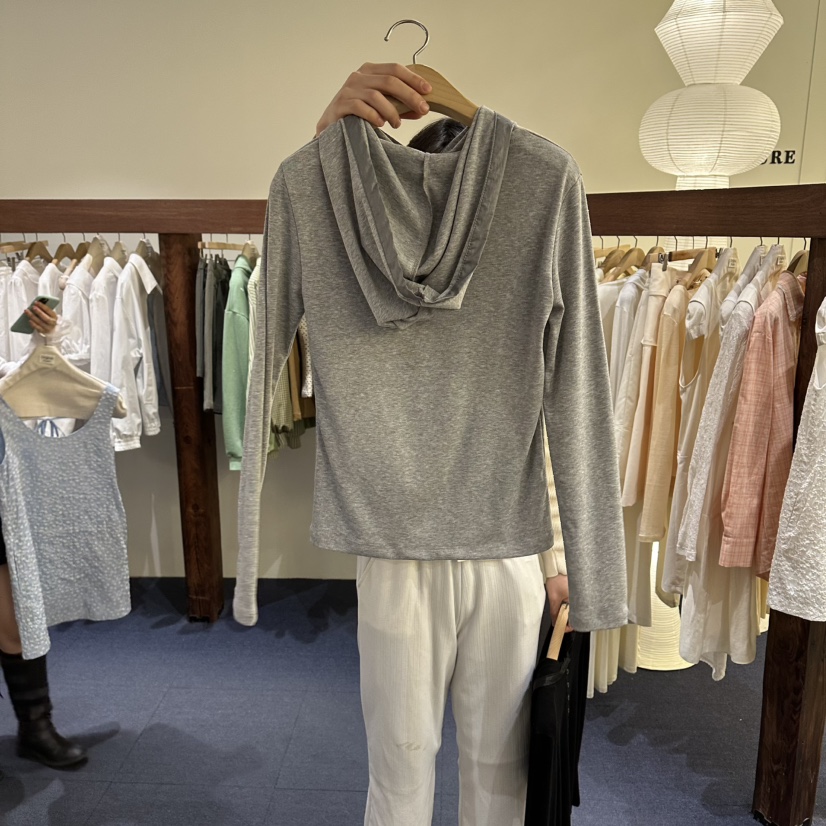 FURE東大門代購女士新品熱賣人氣真品時尚職業長袖T恤紐扣FURE長袖T恤