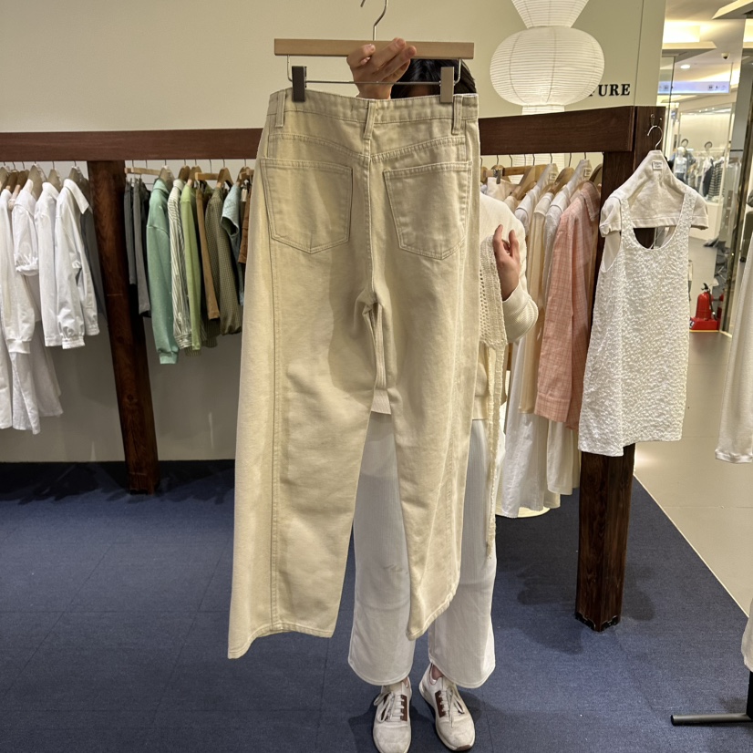 FURE東大門代購女裝新款時尚熱賣26春夏真品推薦休閑褲純棉FURE休閑褲