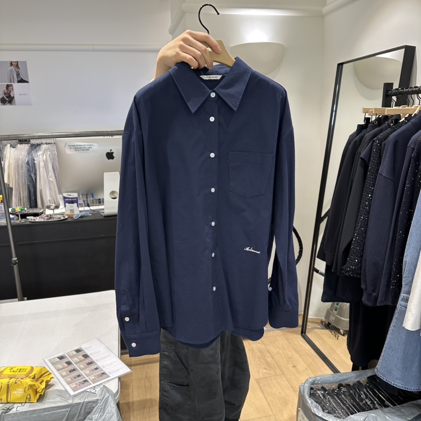 aube nunt韓國代購女裝新款休閑推薦時尚熱賣襯衫蕾絲衫aube nunt襯衫/蕾絲衫圖色3