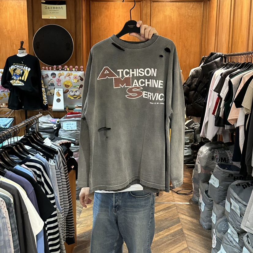 GARMENT-P東大門直郵女裝新款26春夏休閑真品時尚長袖T恤GARMENT長袖T恤圖色2