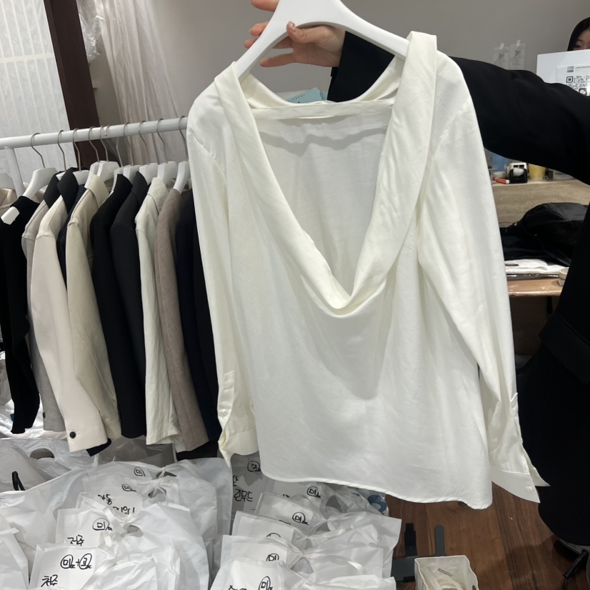 UNDERSTANDING東大門實拍女裝新品26春夏真品職業襯衫蕾絲衫UNDERSTANDING襯衫/蕾絲衫