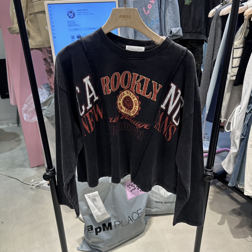 ANNA-P東大門直郵女裝新品人氣熱賣推薦26春夏職業長袖T恤ANNA-P長袖T恤圖色2