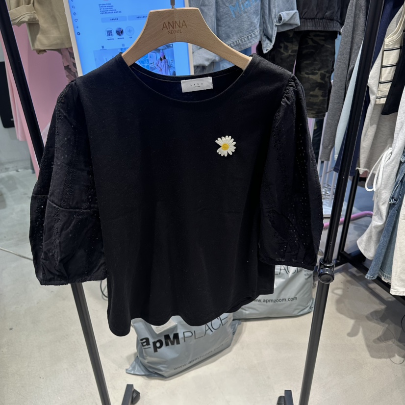 ANNA-P東大門代購女士新款職業26春夏時尚熱賣推薦T恤蕾絲ANNA-PT恤圖色2