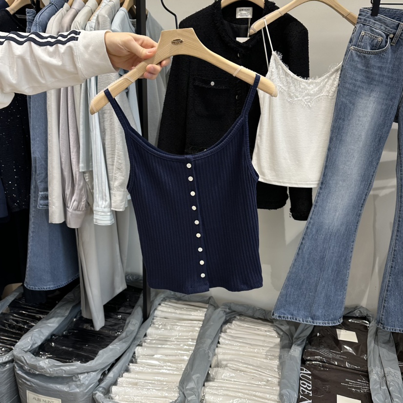 aube nunt東大門直郵女裝新品職業熱賣真品推薦吊帶背心aube nunt吊帶/背心圖色3