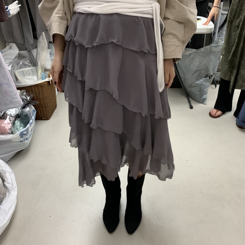 SOLD OUT韓國直郵女裝新款26春夏職業時尚休閑真品人氣長裙SOLD OUT長裙圖色2