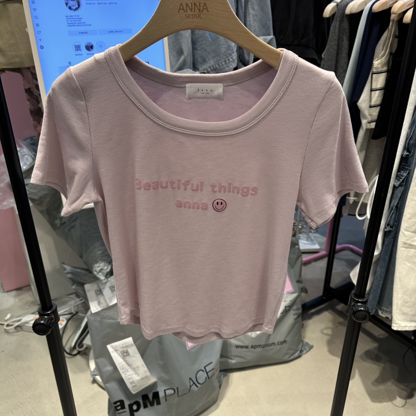 ANNA-P韓國代購女士新款時尚職業休閑熱賣真品人氣推薦T恤ANNA-PT恤圖色2
