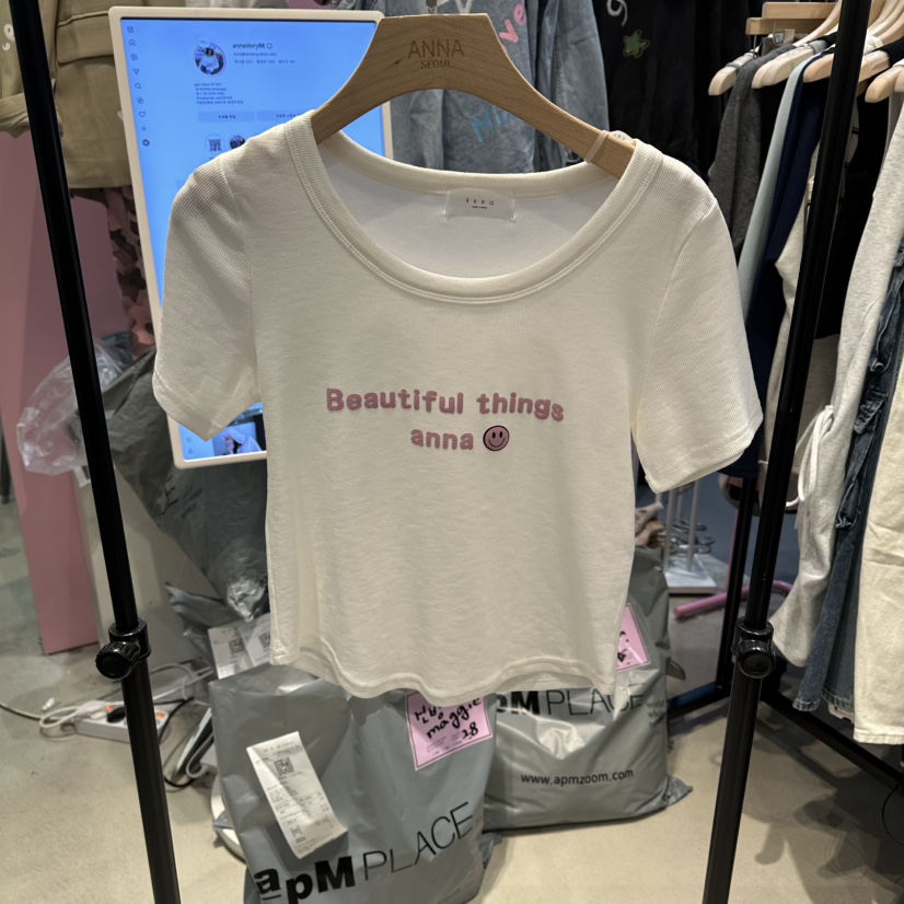 ANNA-P韓國代購女士新款時尚職業休閑熱賣真品人氣推薦T恤ANNA-PT恤圖色3