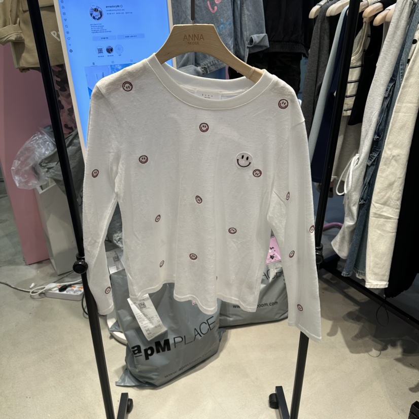 ANNA-P東大門直郵女裝新品休閑熱賣真品時尚職業長袖T恤ANNA-P長袖T恤圖色2