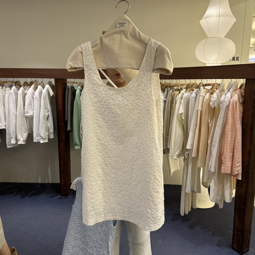 FURE東大門直郵女裝新品休閑熱賣真品26春夏時尚連衣裙刺繡FURE連衣裙圖色1