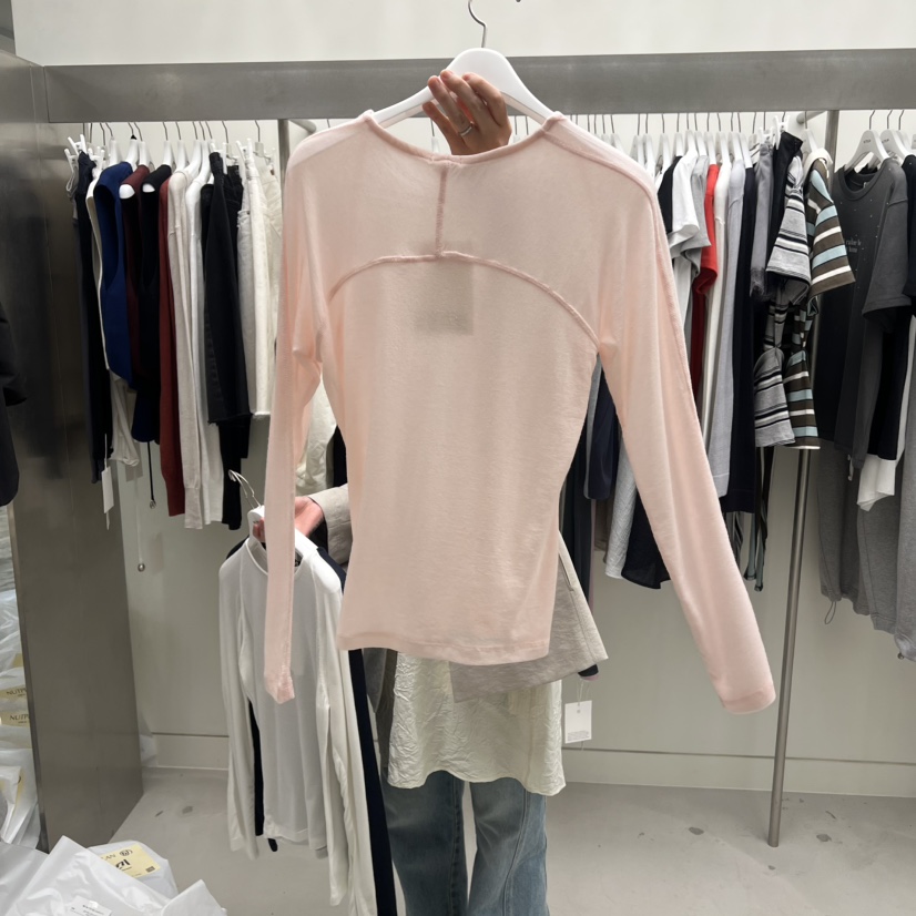 NUTPLAN韓國直郵女裝新款休閑推薦熱賣26春夏時尚長袖T恤NUTPLAN長袖T恤