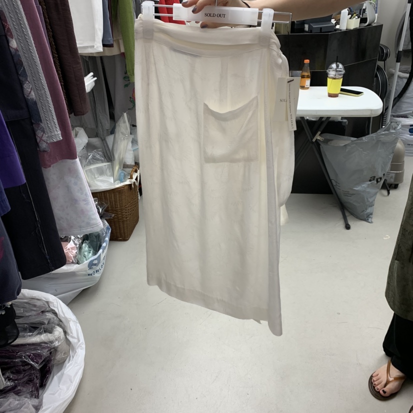 SOLD OUT韓國直郵女裝新品休閑熱賣26春夏半身裙中短裙裹身裙SOLD OUT半身裙/中短裙